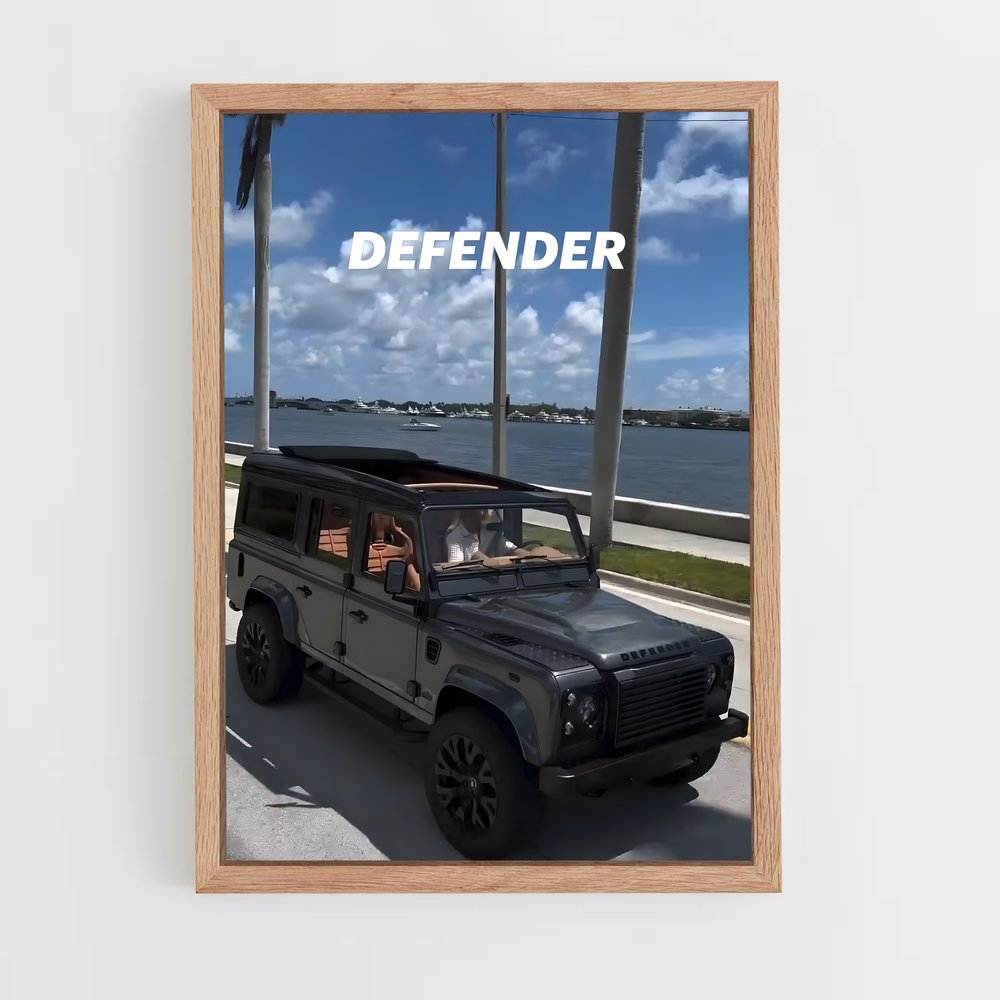 Poster Land rover (vue 4)